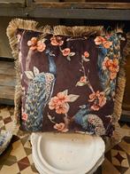 Mooi kussen pauw, Ophalen of Verzenden, Zo goed als nieuw, Vierkant