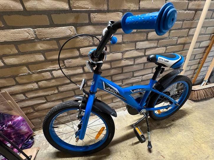 Amigo BMX 18 inch met terugtraprem, Fietsen en Brommers, Fietsen | Crossfietsen en BMX, Gebruikt, 16 tot 20 inch, Staal, Ophalen