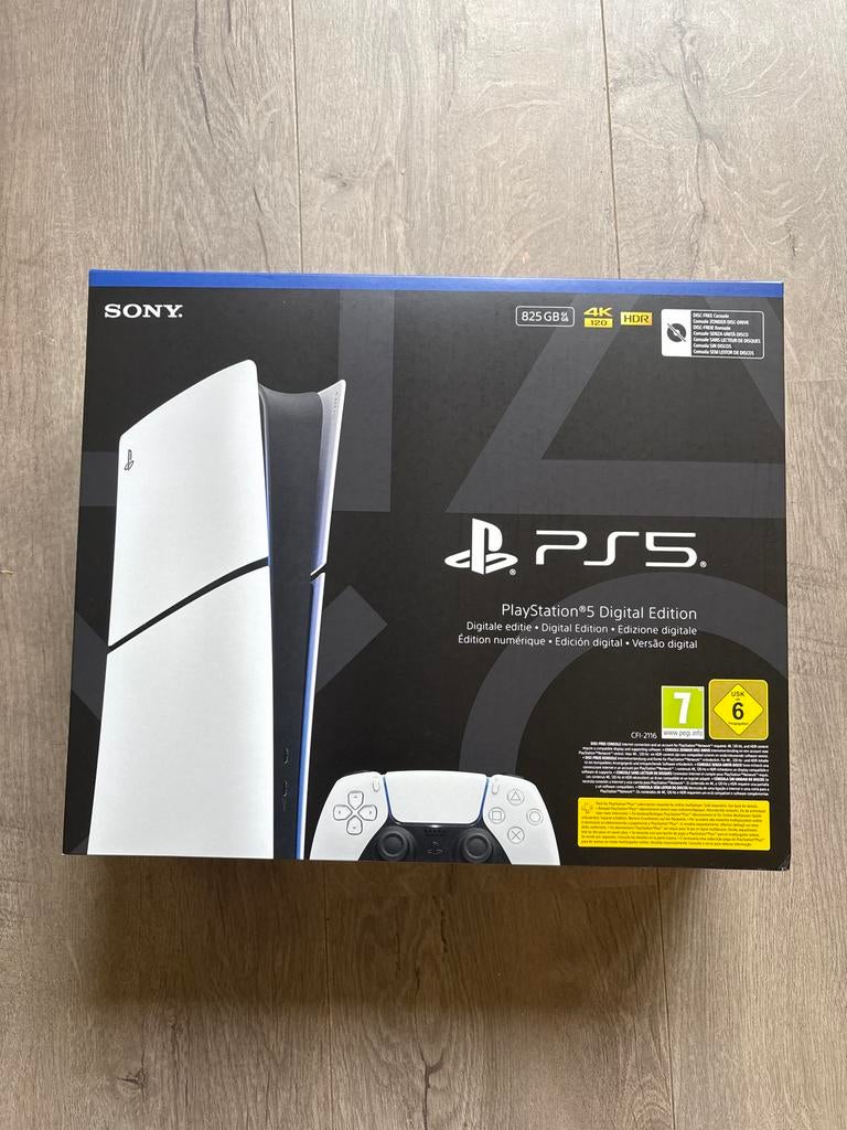 Nieuwe PlayStation 5 Digital Edition 825GB - Ongeopend, Spelcomputers en Games, Spelcomputers | Sony PlayStation 5, Ophalen of Verzenden