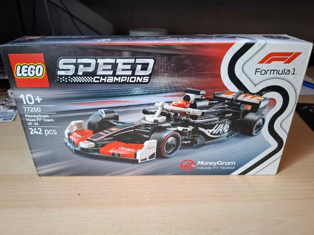 Lego Speed Champions 77250 - MoneyGram Haas F1 Team VF-24, Lego, Nieuw, Compleet, Complete set