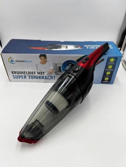 Cleanforce Kruimelzuiger snoerloos met extreme zuigkracht, Store@degadgetwinkel.nl, De gadgetwinkel, Gebruikt, Kruimeldief