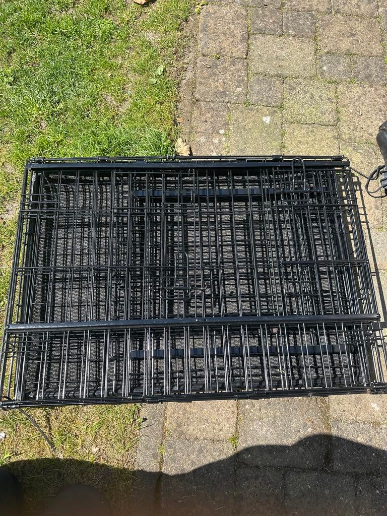Hondenbench met hoes, Dieren en Toebehoren, Ophalen of Verzenden, Zo goed als nieuw