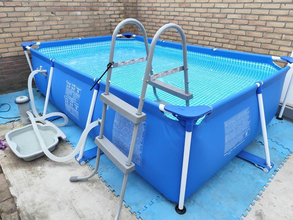 Zwembad 3 m x 2 m x 0,75 m, Ophalen, Minder dan 80 cm, Zo goed als nieuw, 200 tot 400 cm