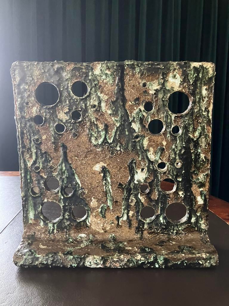 Vintage Fat Lava wandlamp- jaren 60/70 - keramiek, Antiek en Kunst, Ophalen