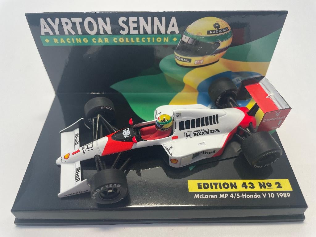 McLaren Honda V10 MP4/5 Ayrton Senna 1989, Ophalen of Verzenden, Zo goed als nieuw, Formule 1