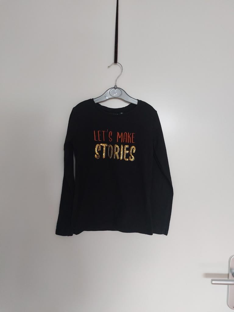 Girls longsleeve maat 116 z.g.a.n., Meisje, Ophalen of Verzenden, Zo goed als nieuw, Shirt of Longsleeve