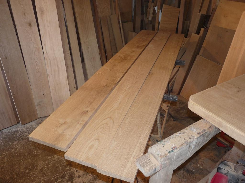 Eiken vensterbanken, Doe-het-zelf en Verbouw, Hout en Planken, Ophalen, Minder dan 25 mm, Eiken, Nieuw