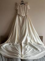 Bruidsjurk maat 40, Ophalen of Verzenden, Zo goed als nieuw, Beige, Trouwjurk