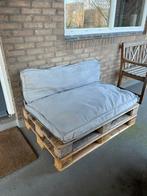 2 europallets incl. 2 palletkussens, Gebruikt, Loungeset, Bank, Hout