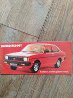 Datsun Sunny folder uit 1978, Ophalen of Verzenden, Zo goed als nieuw, Datsun