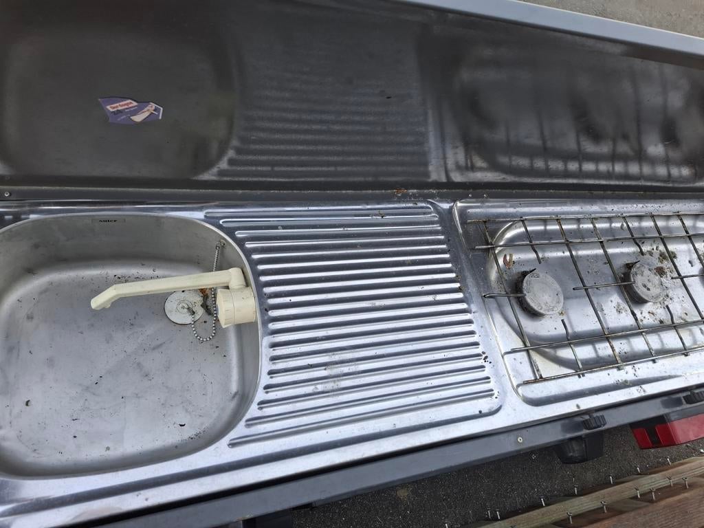 Jamet vouwwagen keukenblok compleet met verlichting, Ophalen of Verzenden, Gebruikt