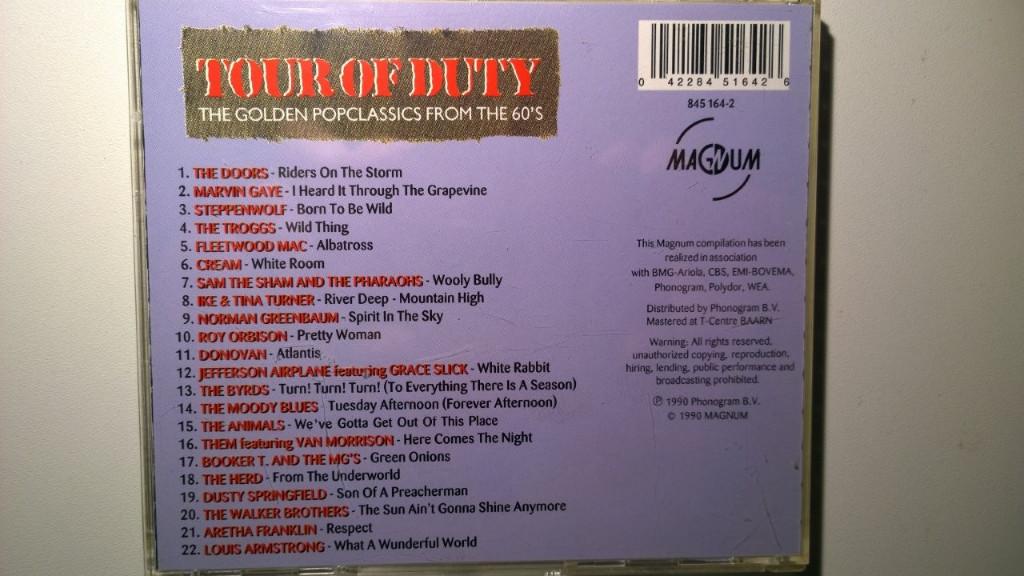 Tour Of Duty 1, Ophalen of Verzenden, Zo goed als nieuw, Pop