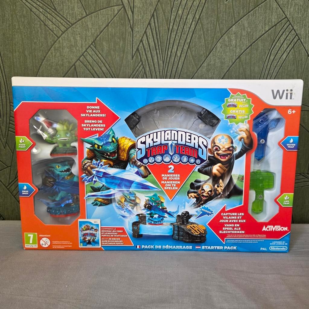 Skylanders Trap Team Starter Pack Wii - Compleet, Avontuur en Actie, 1 speler, Ophalen of Verzenden, Zo goed als nieuw
