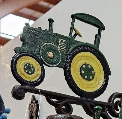 JOHN DEERE / deurbel / gietijzer/BEL 14 CM/ tractor /trekker, Nieuw, Info@huisentuindecoratiemarie.nl, Huis en tuin decoratie marie