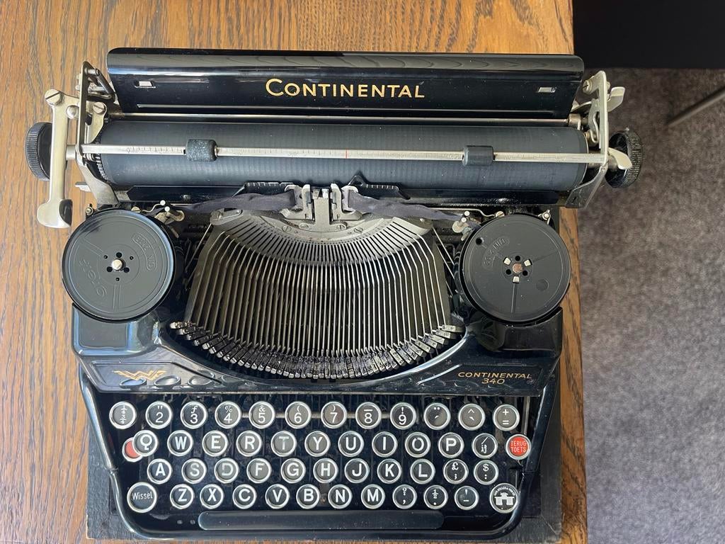 Draagbare typemachine Continental 340; duitsland 1931/1940, Diversen, Typemachines, Ophalen, Gebruikt