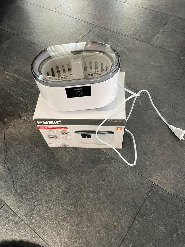 Fysic FC-22 Ultrasoon Reiniger voor sieraden, brillen, etc., Witgoed en Apparatuur, Overige Witgoed en Apparatuur, Zo goed als nieuw