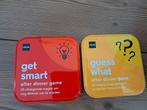 2 kaarstpellen quiz spellen get smart, guess what, Vijf spelers of meer, Ophalen of Verzenden, Zo goed als nieuw
