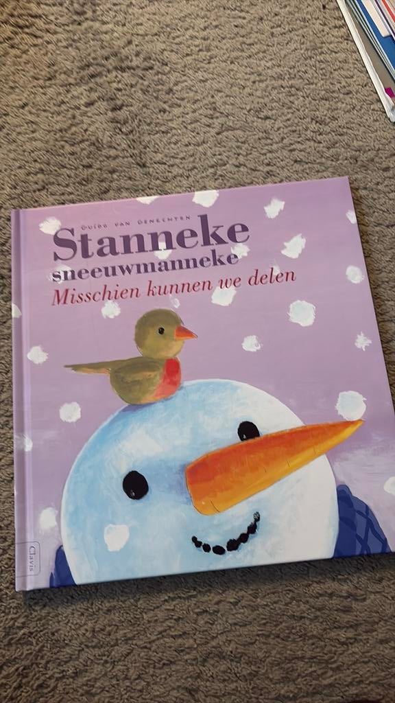 Stanneke sneeuwmanneke misschien kunnen we delen, Boeken, Ophalen of Verzenden, Zo goed als nieuw, Guido Van Genechten