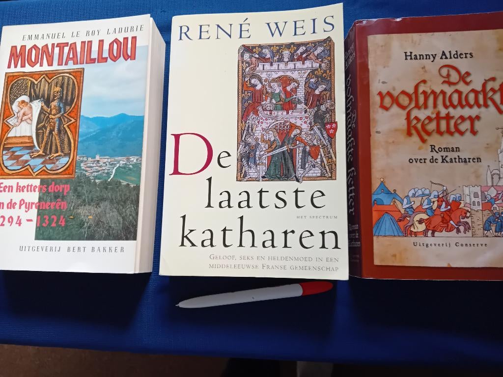 3 boeken over De Katharen, Ophalen of Verzenden, Gelezen, Europa