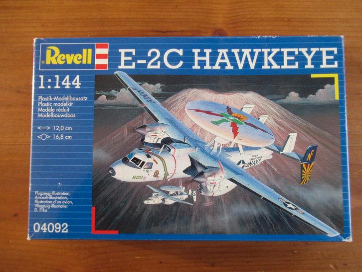 E-2C Hawkeye (Revell 1/144), Hobby en Vrije tijd, Modelbouw | Vliegtuigen en Helikopters, Zo goed als nieuw, Vliegtuig, 1:144 tot 1:200