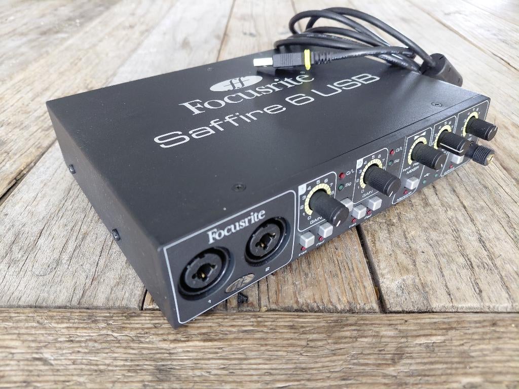 Focusrite Saffire 6 USB, Ophalen of Verzenden, Zo goed als nieuw, Audio