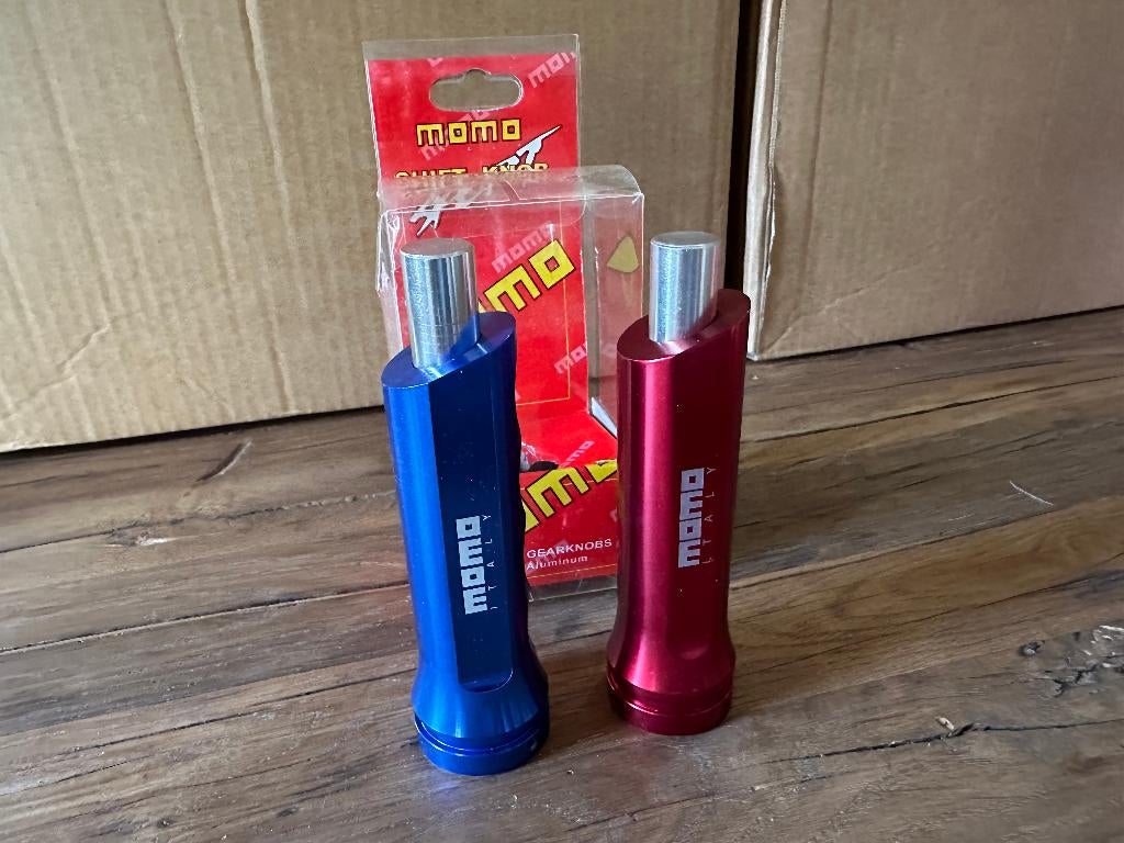 Momo handrem handremcover rood blauw universeel, Auto diversen, Tuning en Styling, Ophalen of Verzenden