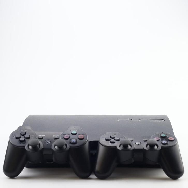 Playstation 3 Slim 320GB + 2 Controllers, Spelcomputers en Games, Spelcomputers | Sony PlayStation 3, Zo goed als nieuw