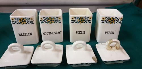 kruidenpotjes aardewerk vintage, Ophalen of Verzenden, 'T Olde Gre-j, Info@toldegrej.nl, Endepoelstraat 20f Didam