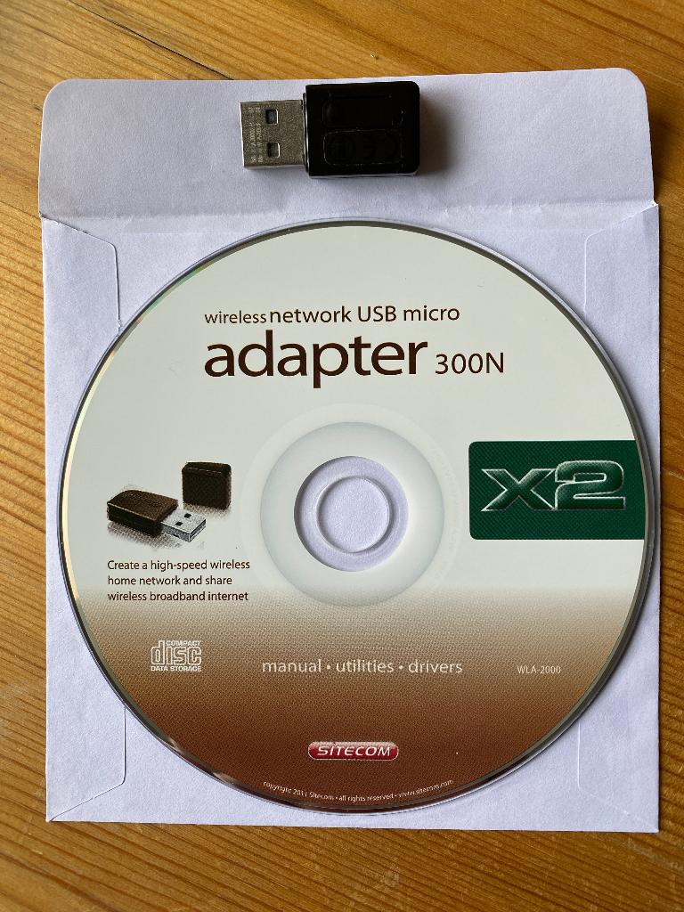 Sitecom 300N  X2 micro usb wifi netwerk dongle, Ophalen, Gebruikt, Sitecom