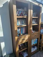 Twee houten boekenkasten, Ophalen of Verzenden, Zo goed als nieuw, 25 tot 50 cm, 50 tot 100 cm