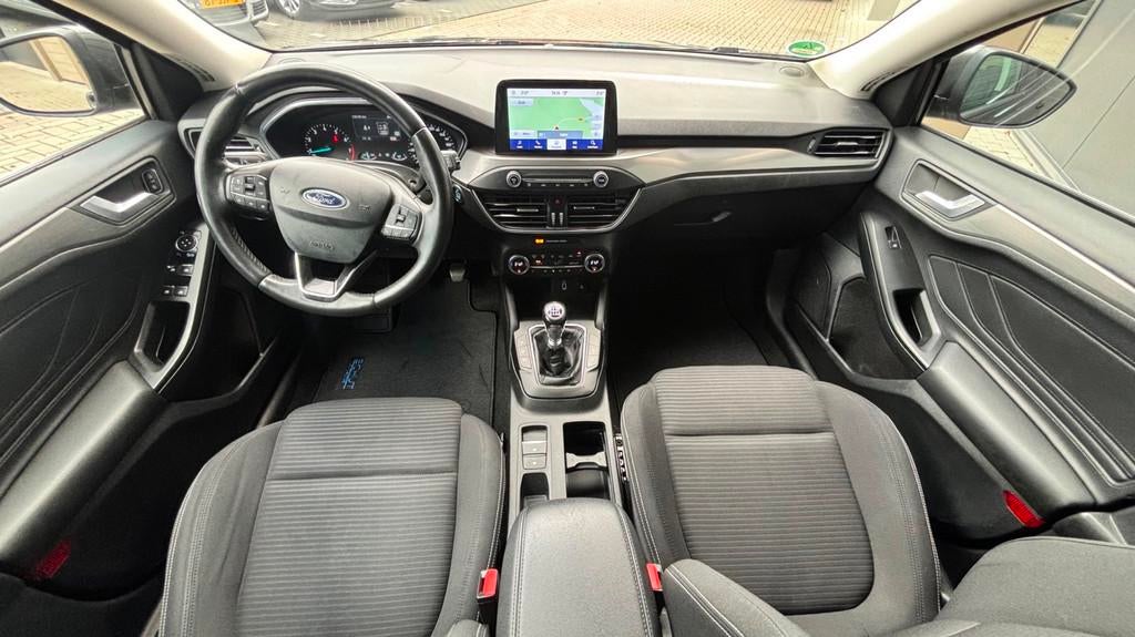 Ford Focus Wagon 125pk Titanium Business XENON | CAMERA | CL, Auto's, Ford, Gebruikt, Zwart, Origineel Nederlands, 3 cilinders