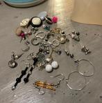 Partij vintage oorstekers oorbellen oorhangers strass parels, Overige materialen, Met strass, Ophalen of Verzenden, Zo goed als nieuw