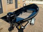 Stalen Vlet  / Visboot / Toerboot. Mercury 9,9 bigfoot, Ophalen, Gebruikt, Tot 10 pk, Staal