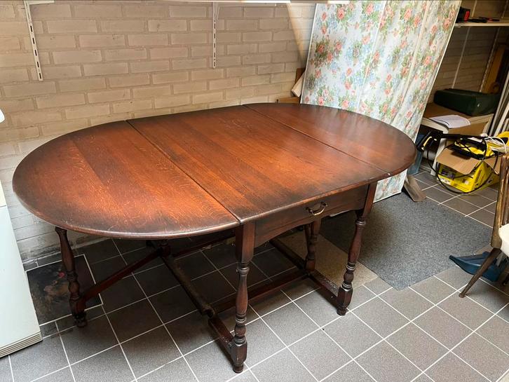 Uitklapbare tafel - mooie staat!, Huis en Inrichting, Tafels | Eettafels, Zo goed als nieuw, 50 tot 100 cm, 200 cm of meer, Vijf personen of meer