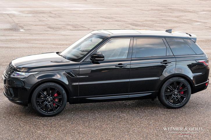 Land Rover Range Rover Sport 2.0 P400e HSE Triple Black, Pan, Auto's, Land Rover, Te koop, 4x4, ABS, Achteruitrijcamera, Airbags