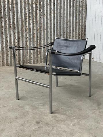 Vintage LC1 Loungestoel naar le Corbusier, 1970 beschikbaar voor biedingen