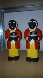 2 Vintage Gietijzeren Spaarpotten - Per Stuk!, Ophalen of Verzenden