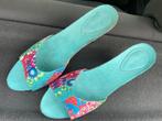 Desigual slippers met hak maat 40, Ophalen of Verzenden, Zo goed als nieuw, Overige kleuren