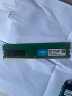 Crucial 4GB DDR4 RAM Geheugen, Computers en Software, RAM geheugen, Gebruikt, DDR4, Ophalen of Verzenden, Desktop