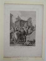 Ets Hymens bezoek aan Rosalva, satire Duitsland Ramberg 1793, Antiek en Kunst, Kunst | Etsen en Gravures, Verzenden
