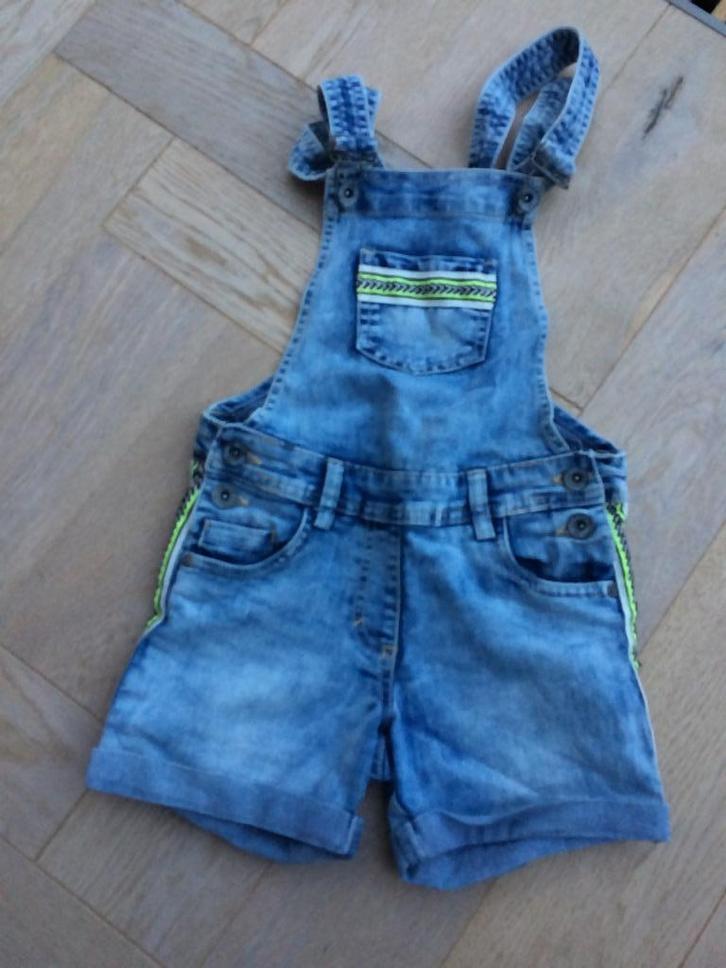 ZGAN spijker salopette / tuinbroek D-zine mt 122/128, Kinderen en Baby's, Kinderkleding | Maat 122, Zo goed als nieuw, Meisje