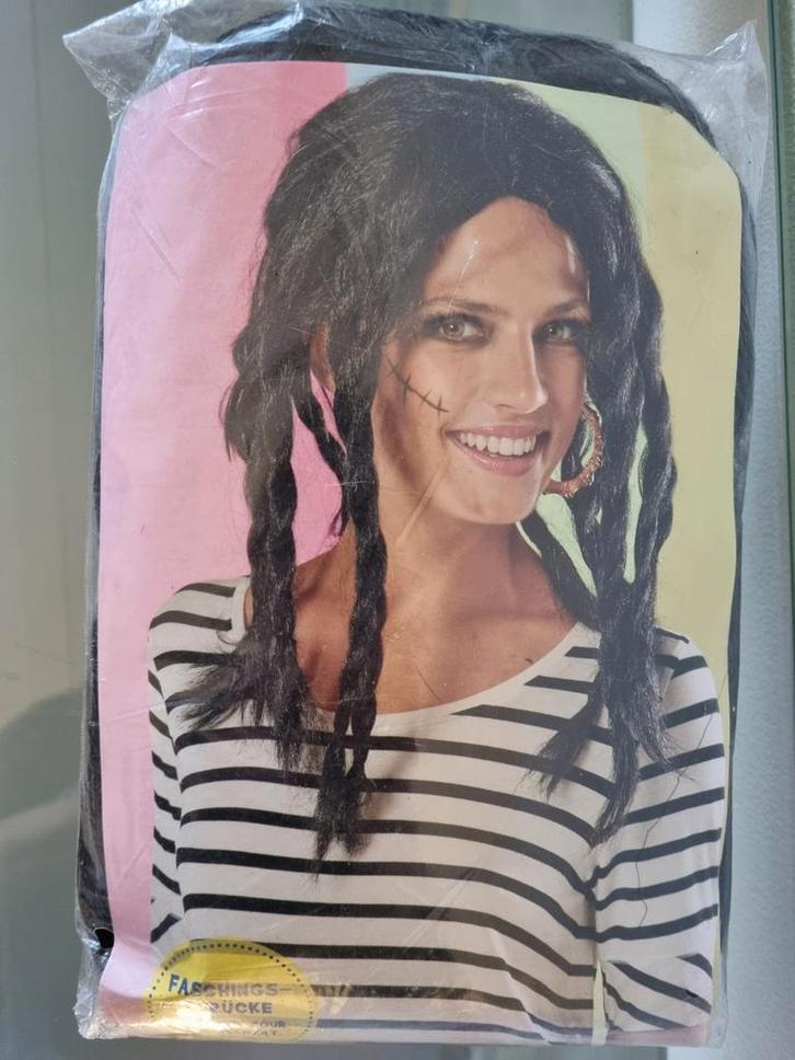 2xDAMESPRUIK, DREADLOCKS/RASTA,zwart,OneSize,Nieuw! a...., Kleding | Dames, Carnavalskleding en Feestkleding, Nieuw, Accessoires
