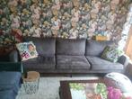 Antraciet grijze 4-zits bank - gratis af te halen, Ophalen, Gebruikt, Rechte bank, Stof