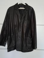 Leren heren jas. maat xl, Ophalen, Zo goed als nieuw, Maat 56/58 (XL), Zwart