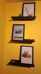 5x Poster bouwvoertuigen, Kinderen en Baby's, Kinderkamer | Inrichting en Decoratie, Ophalen of Verzenden, Zo goed als nieuw