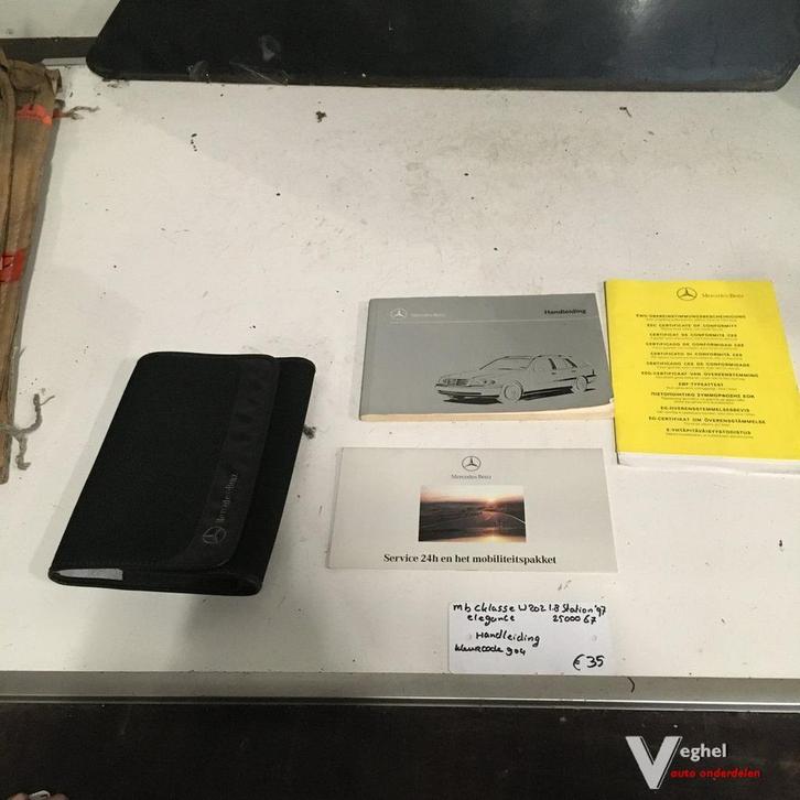 Mercedes C klasse W202 1.8 sw 1997 wagennr 2500067     Instr, Auto diversen, Handleidingen en Instructieboekjes, Ophalen of Verzenden