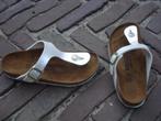 GRATIS VERZENDEN NIEUWE WITTE LEREN GIZEH BIRKENSTOCKS 36, Slippers, Birkenstock 36, Verzenden, Wit
