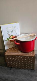 Soeppan met kookboek en pollepel, Huis en Inrichting, Keuken | Potten en Pannen, Ophalen of Verzenden, Nieuw