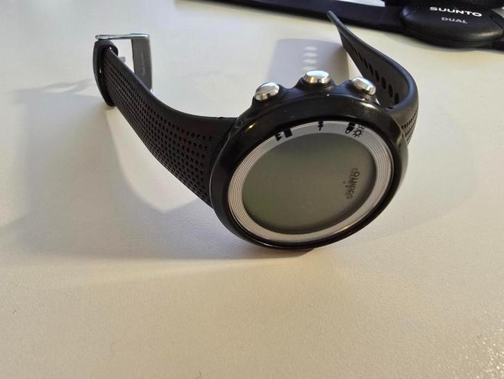 Suunto M4 heren sporthorloge zwart/silver met dual band, Sieraden, Tassen en Uiterlijk, Sporthorloges, Zo goed als nieuw, Android