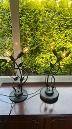 Set van 2 sierlijke tafellampen, Huis en Inrichting, Ophalen, Gebruikt, Metaal, 50 tot 75 cm